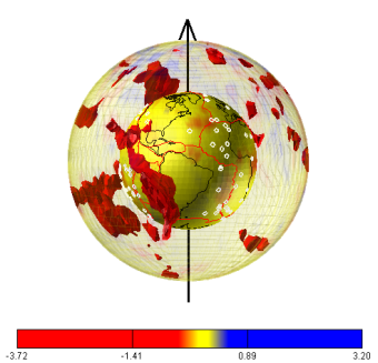 3D whole Earth seismic tomography data.