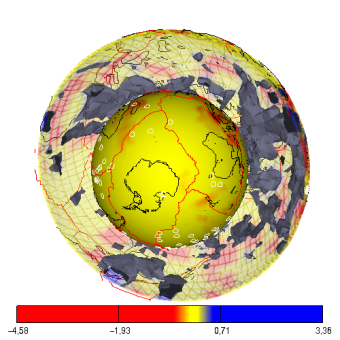 3D whole Earth seismic tomography data.