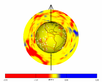 3D whole Earth seismic tomography data.