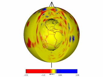 3D whole Earth seismic tomography data.